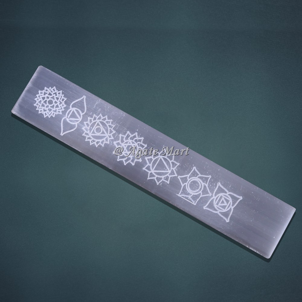 Engraved Selenite Wands - Wholesale Gemstone Insights Agate Mart