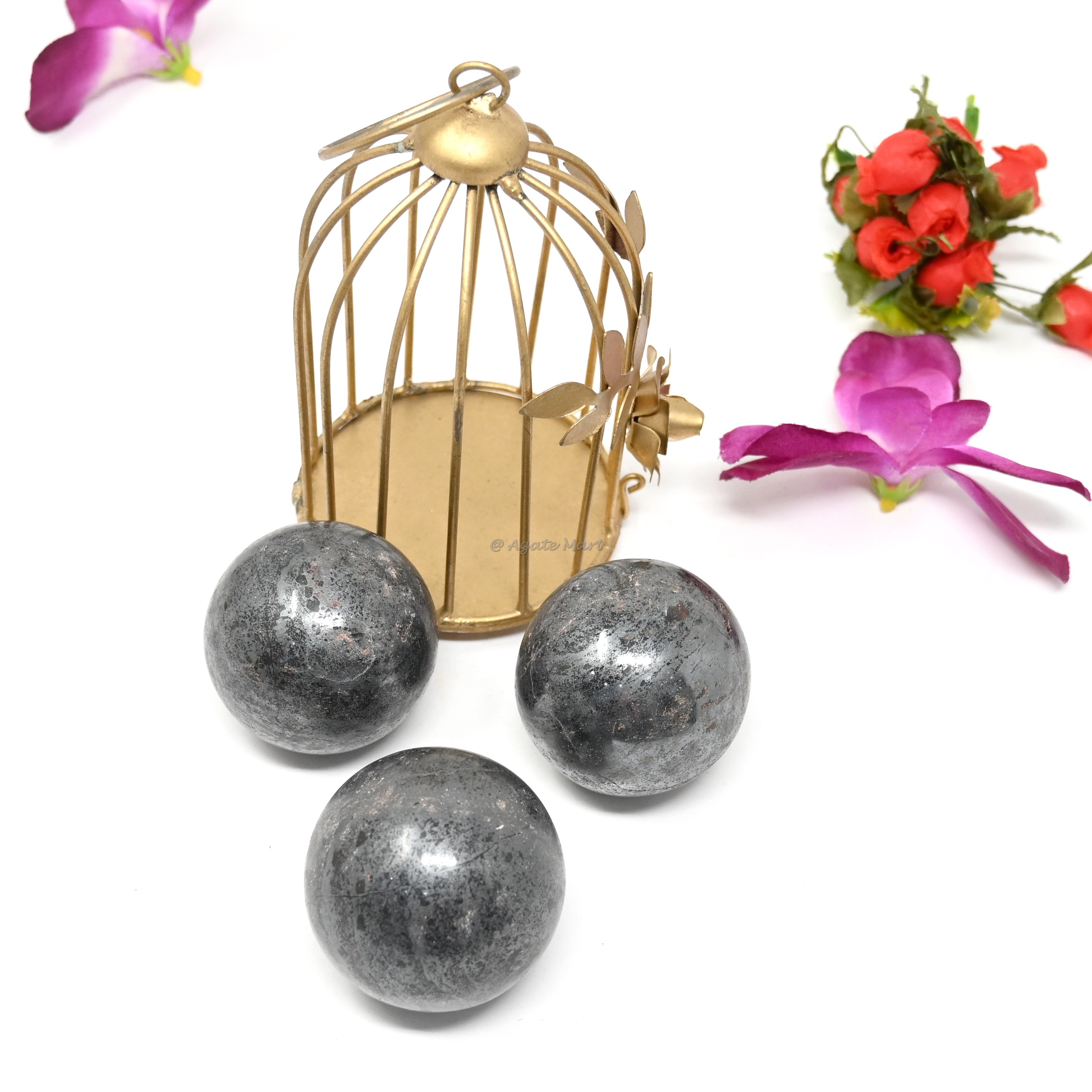 Hematite Crystals Sphere