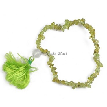 Peridot Chips Stones Bracelet