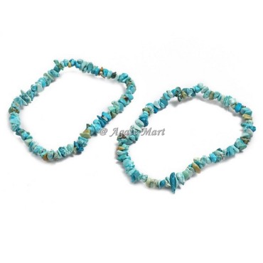 Tourqusie Chips Stones Bracelet