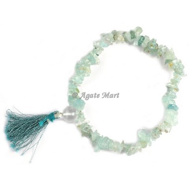 Green Flourite Chips Chips Stones Bracelet