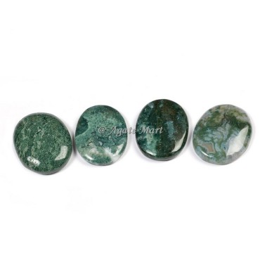 Moss Agate Healing Crystals Palm Stone