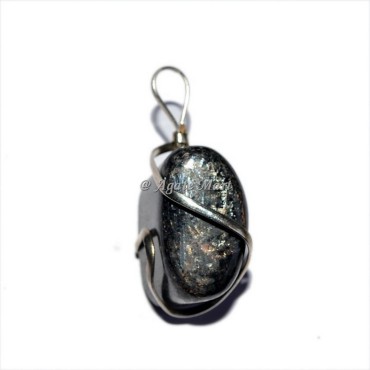 Kyanite Tumble Wire Wrap Pendant