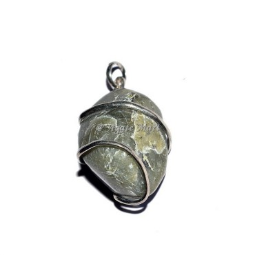 Ruby Zoisite Tumble Wire Wrap Pendant