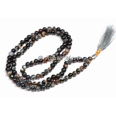 Banded Jasper Prayer 108 Beads Japa Mala