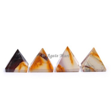 Fancy Agate Crystals Pyramid