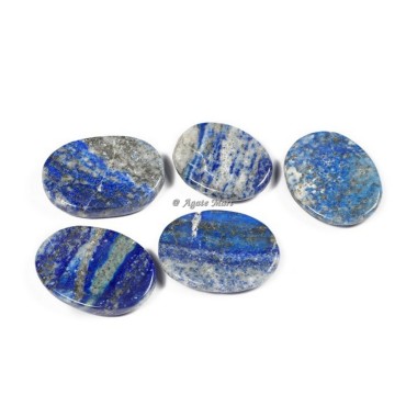 Lapis Lazuli Thumb Worry Stone