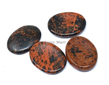 Mahagony Obsidian Worry Stones