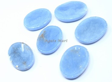 Angelite Worry Stone