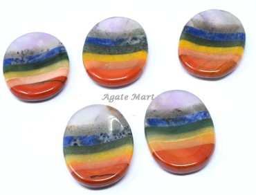 7 Chakra Bonded Worry Stone
