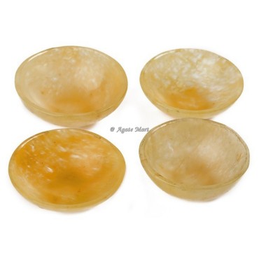 Golden Quartz Hand Made Bowl