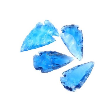 Aqua Glass Arrowheads