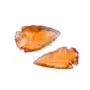 Yellow Glass Arrowheads