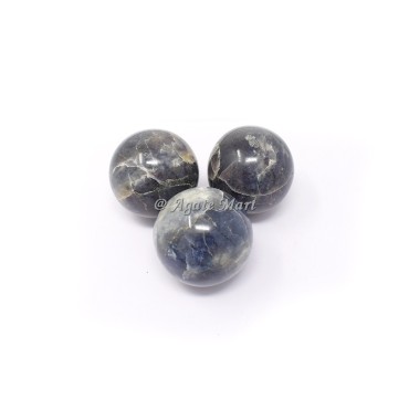 Iolite Crystals Sphere