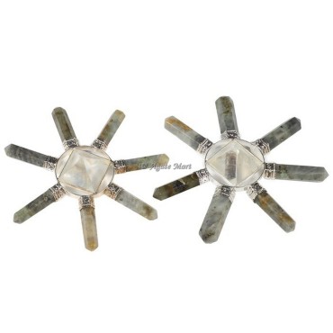 Labrodrite Seven Pencils Crystals Energy Generator