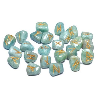 Amazonite Rune Set