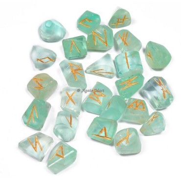 Green Fluorite Rune Set