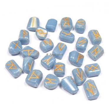 Angelite Rune Set