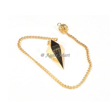 Golden Pyramid Metal Pendulum