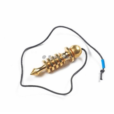 Isis 3 plated Copper Brass Metal Pendulum with Cord