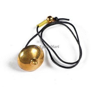 Mer-Isis Golden Metal Brass Pendulum with Cord