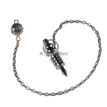 Isis 3 Plated Silver Metal Brass Pendulum