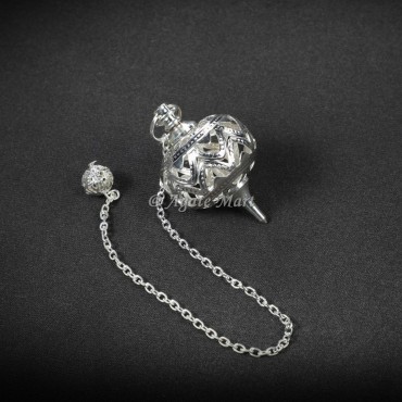 Silver Brass Designable Cage Brass Pendulum