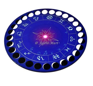 Sun With Moons phase Dowsing Pendulum Board