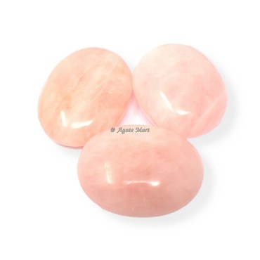 Rose Quartz Palm Stone