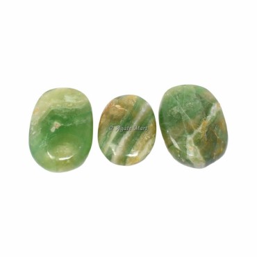 Green Flourite Palm Stone