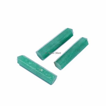 Green Aventurine Obelisk Faceted Pencil