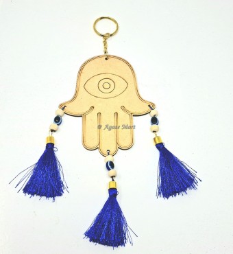 Hamsa Hand With Evil Eye Wall or Car Hanging For Healing Device